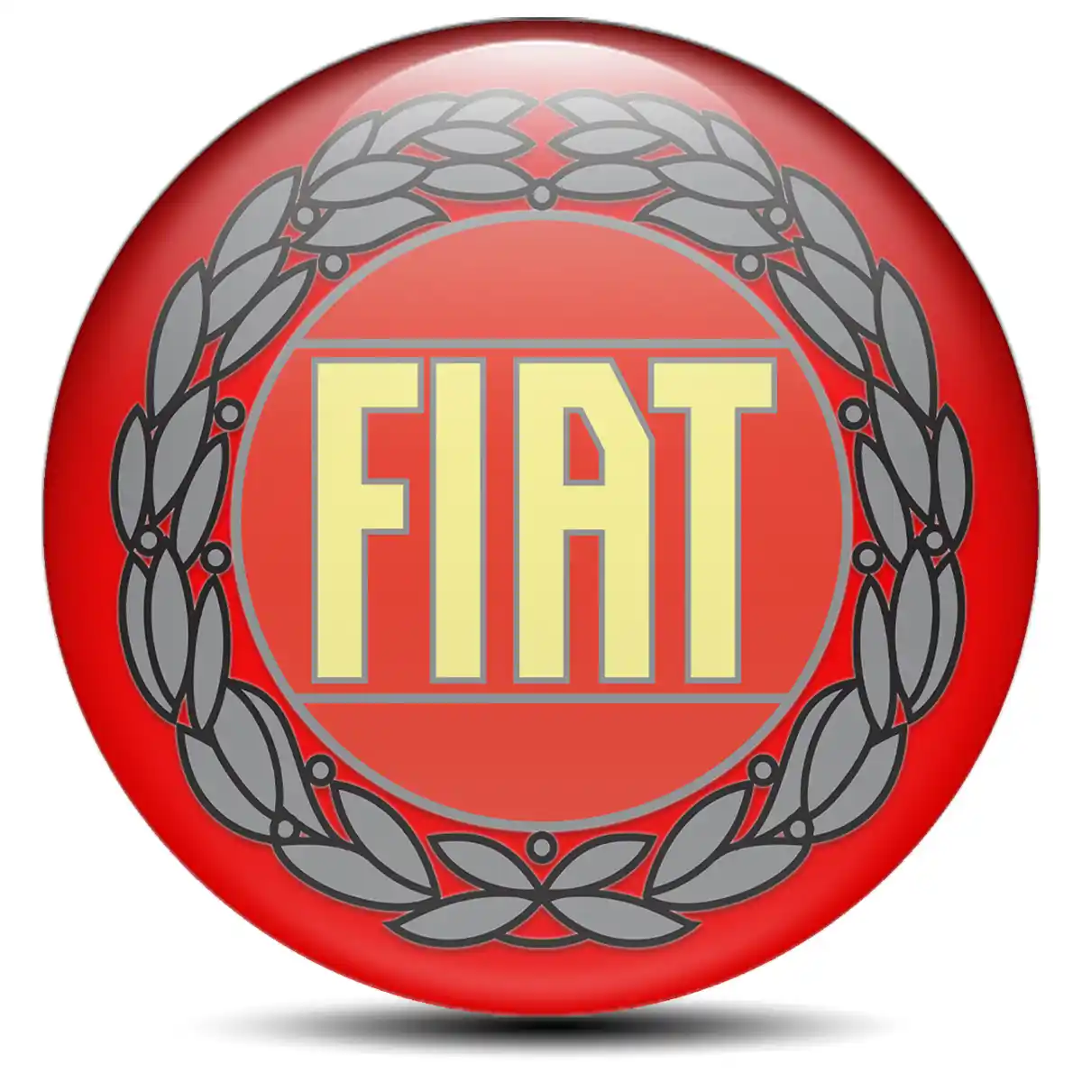 Fiat Emblem Epoxy Self-Adhesive High Quality