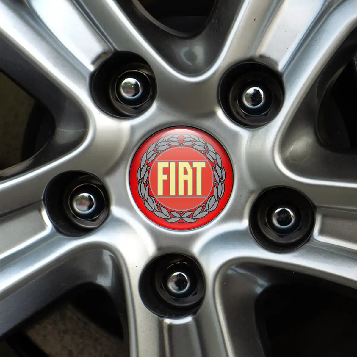 Fiat Emblem Epoxy Self-Adhesive High Quality