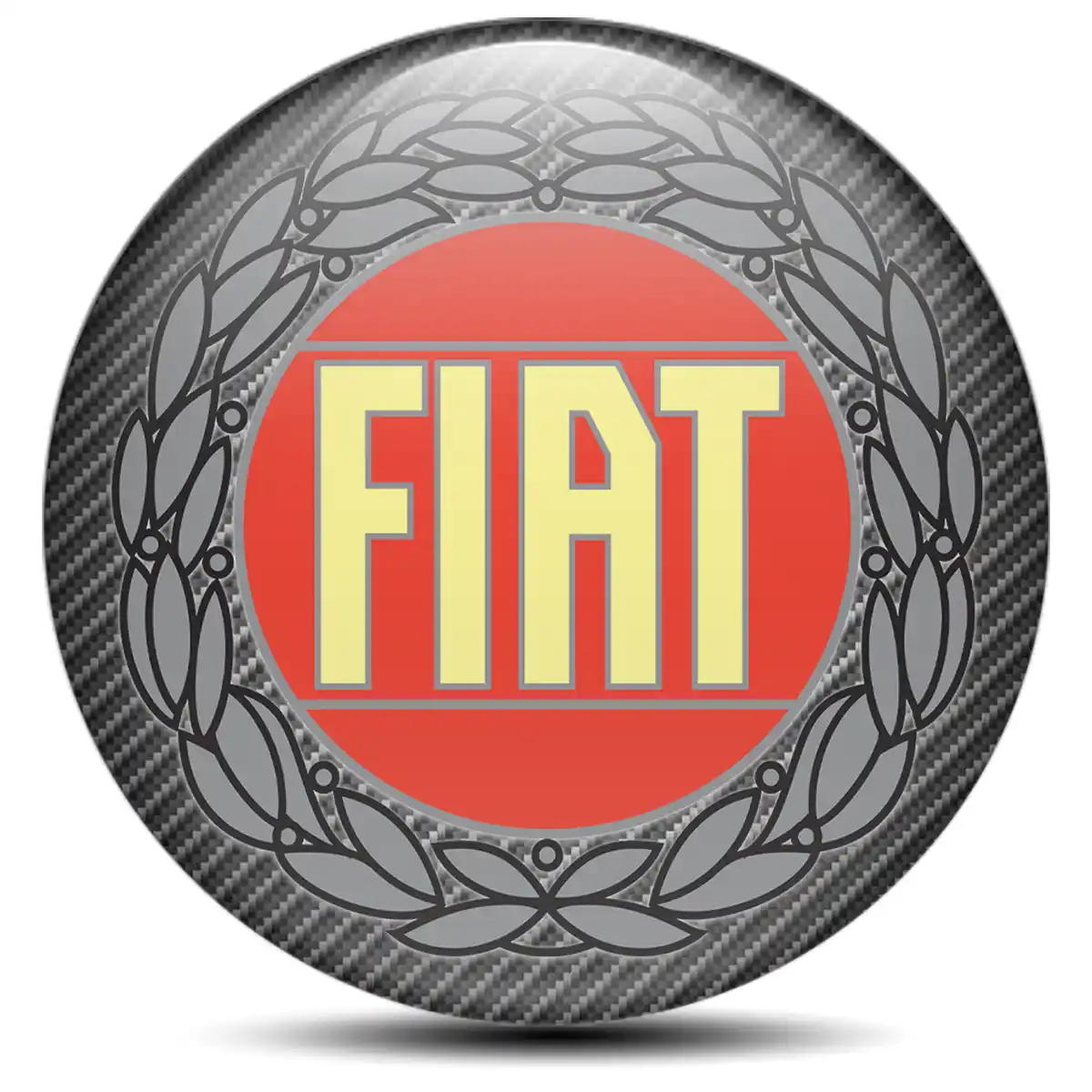 Fiat Emblem Epoxy Self-Adhesive Premium Edition