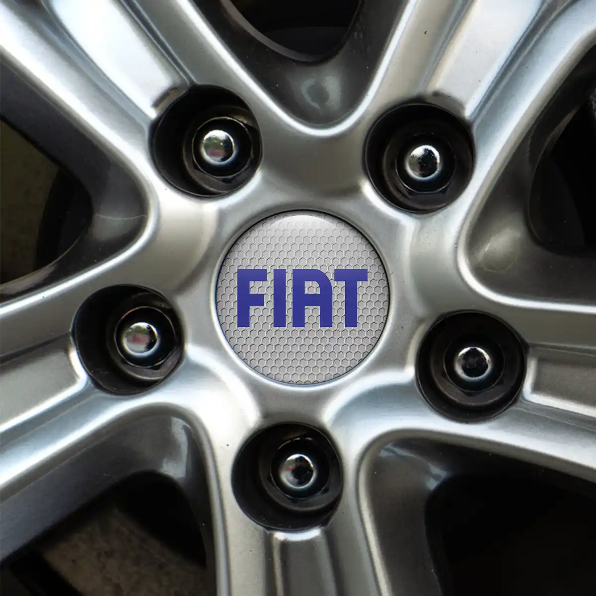 Fiat Emblem Epoxy Self-Adhesive Premium Resin