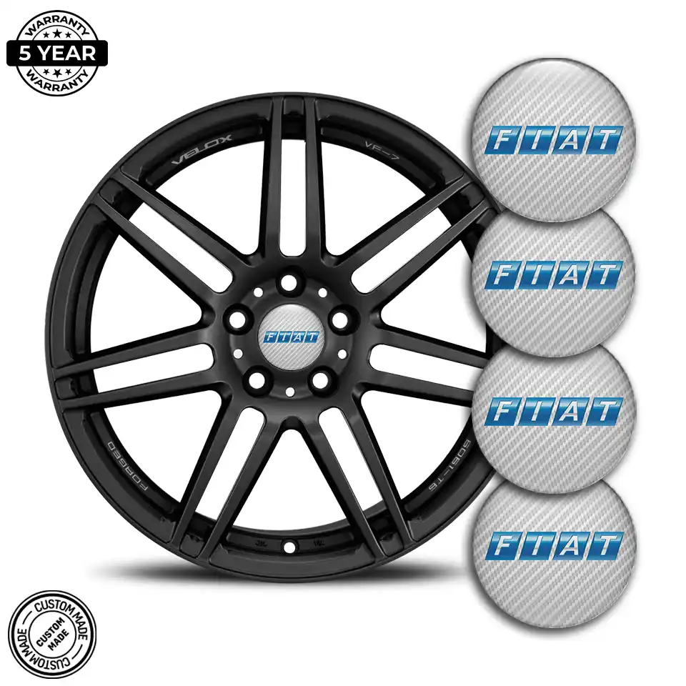 Fiat Emblem Wheel Center Caps Limited Edition