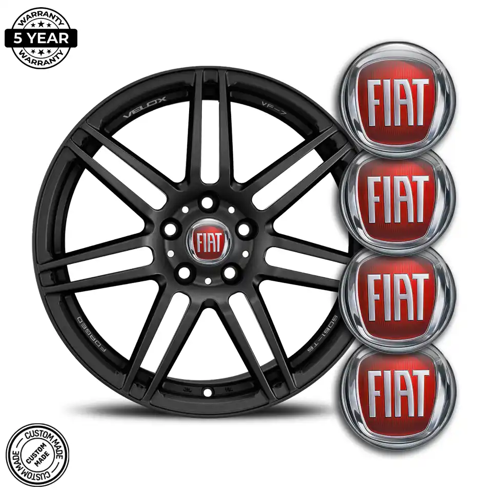 Fiat Emblem Wheel Center Caps Premium Quality