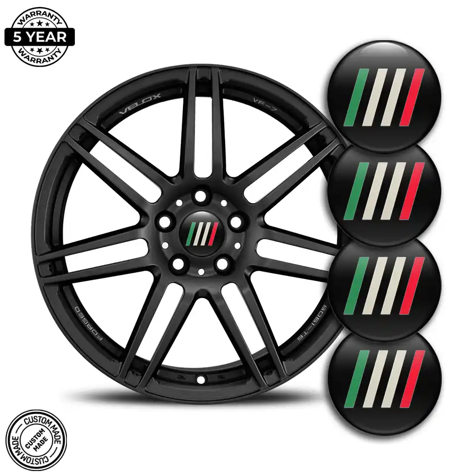 Fiat Emblem Wheel Center Caps Premium Resin