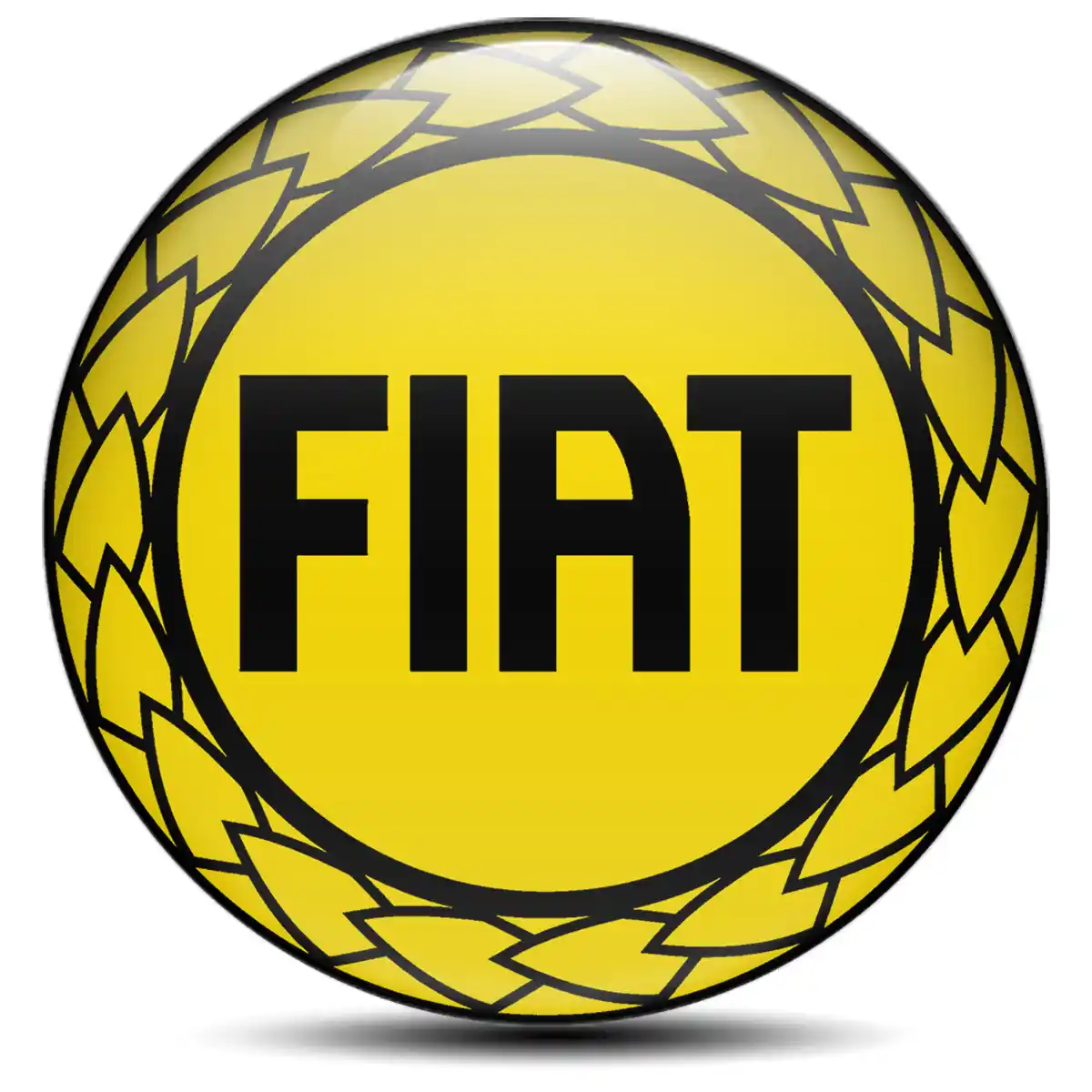 Fiat Epoxy Sticker High Quality