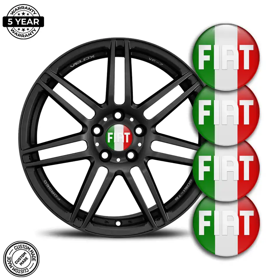 Fiat Epoxy Sticker Premium Quality