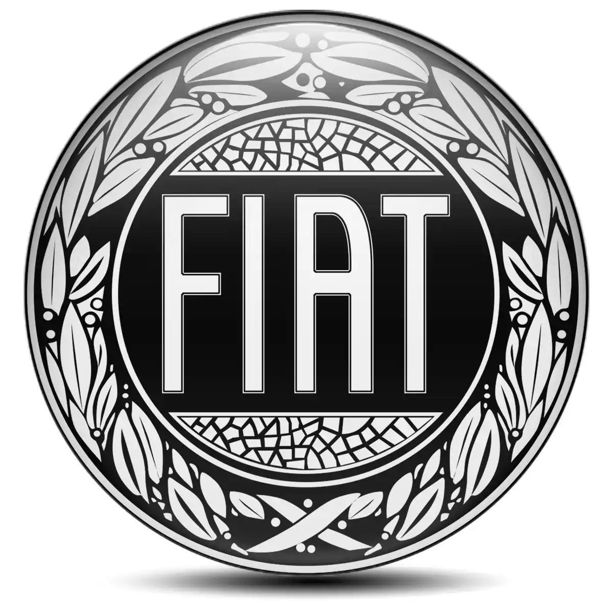 Fiat Logo Emblem Self-Adhesive Limited Edition
