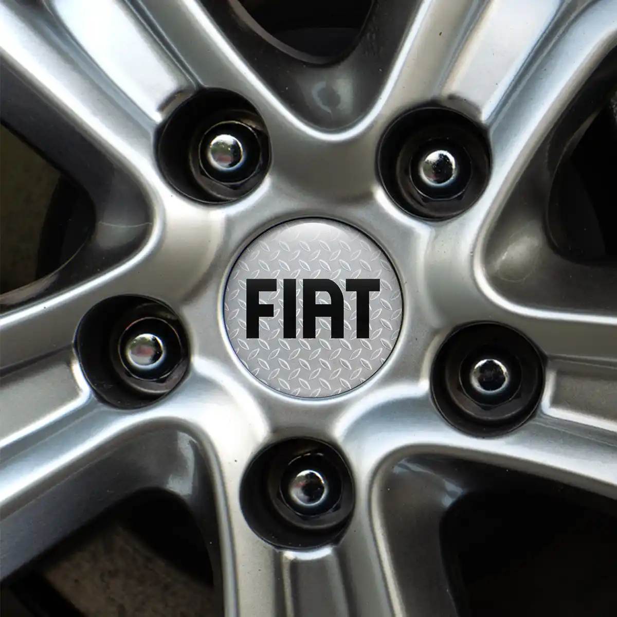 Fiat Logo Emblem Self-Adhesive Premium Edition