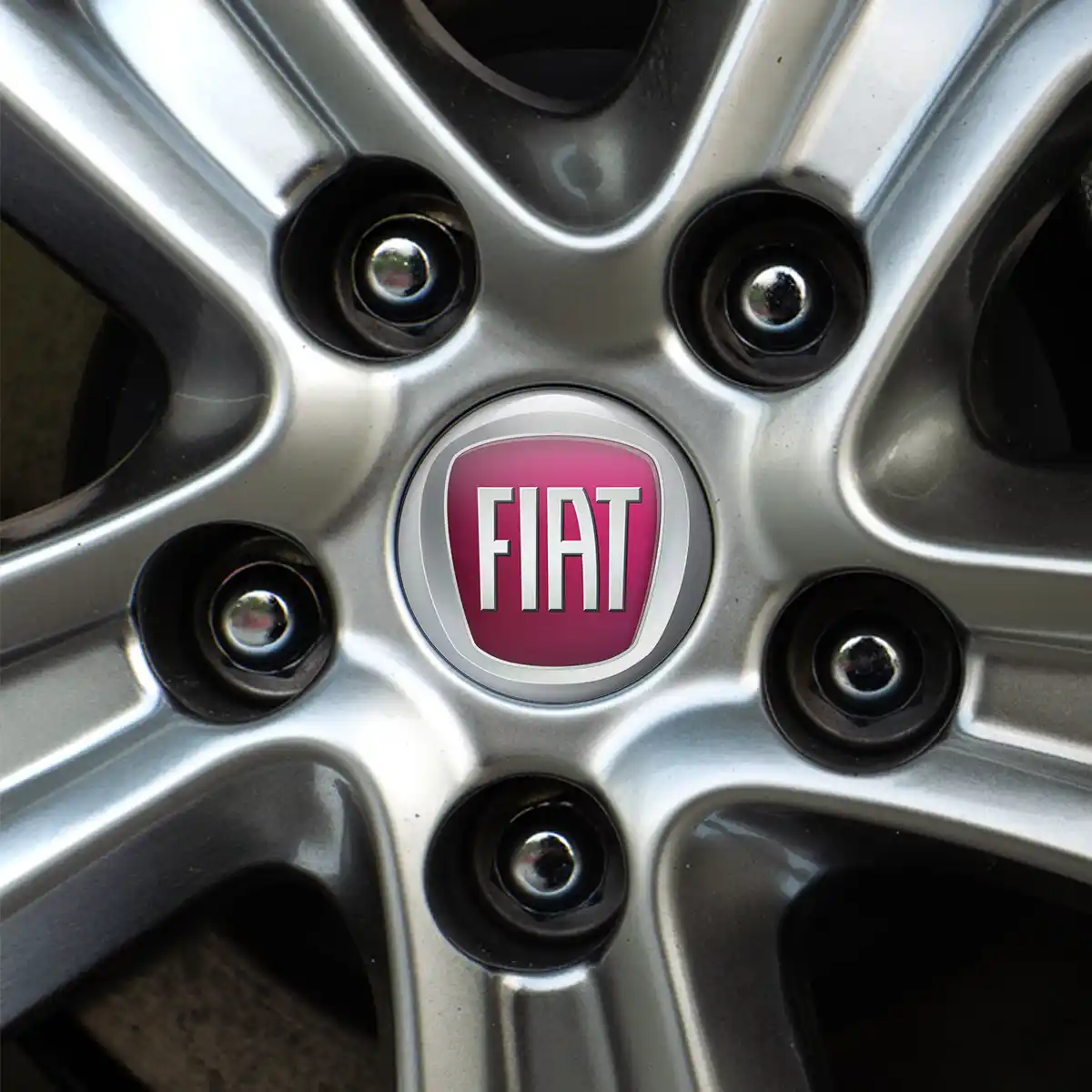 Fiat Logo Emblem Self-Adhesive Stylish Design