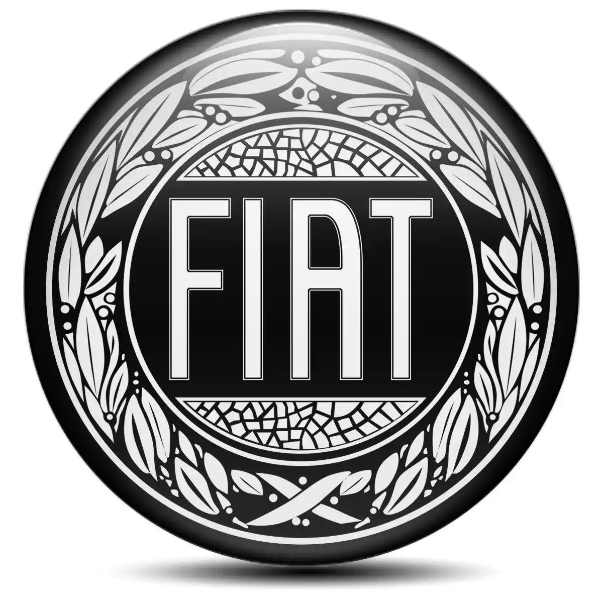 Fiat Logo Silicone Badge Interior Design