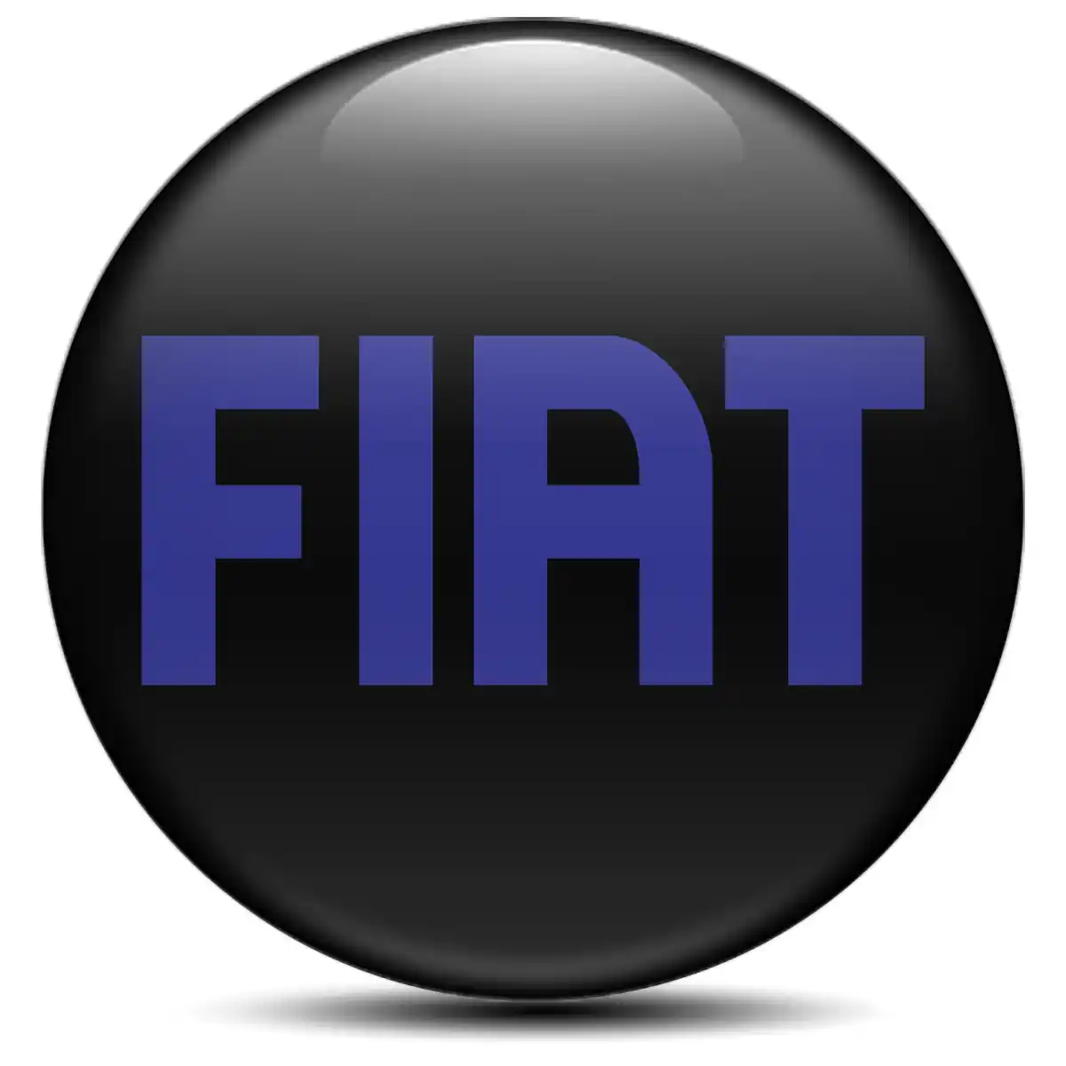 Fiat Logo Silicone Badge Premium Resin