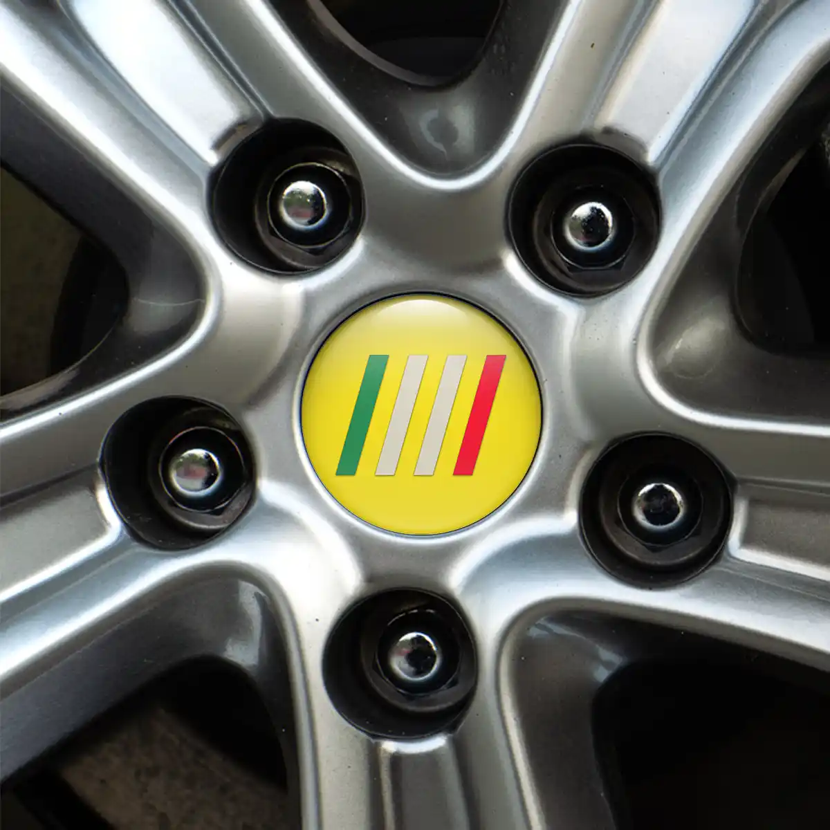 Fiat Logo Silicone Badge Self-Adhesive Premium Edition