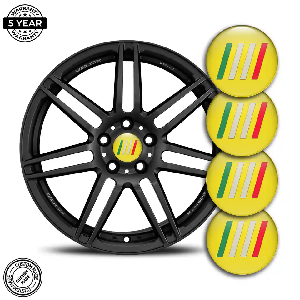 Fiat Logo Silicone Badge Self-Adhesive Premium Edition