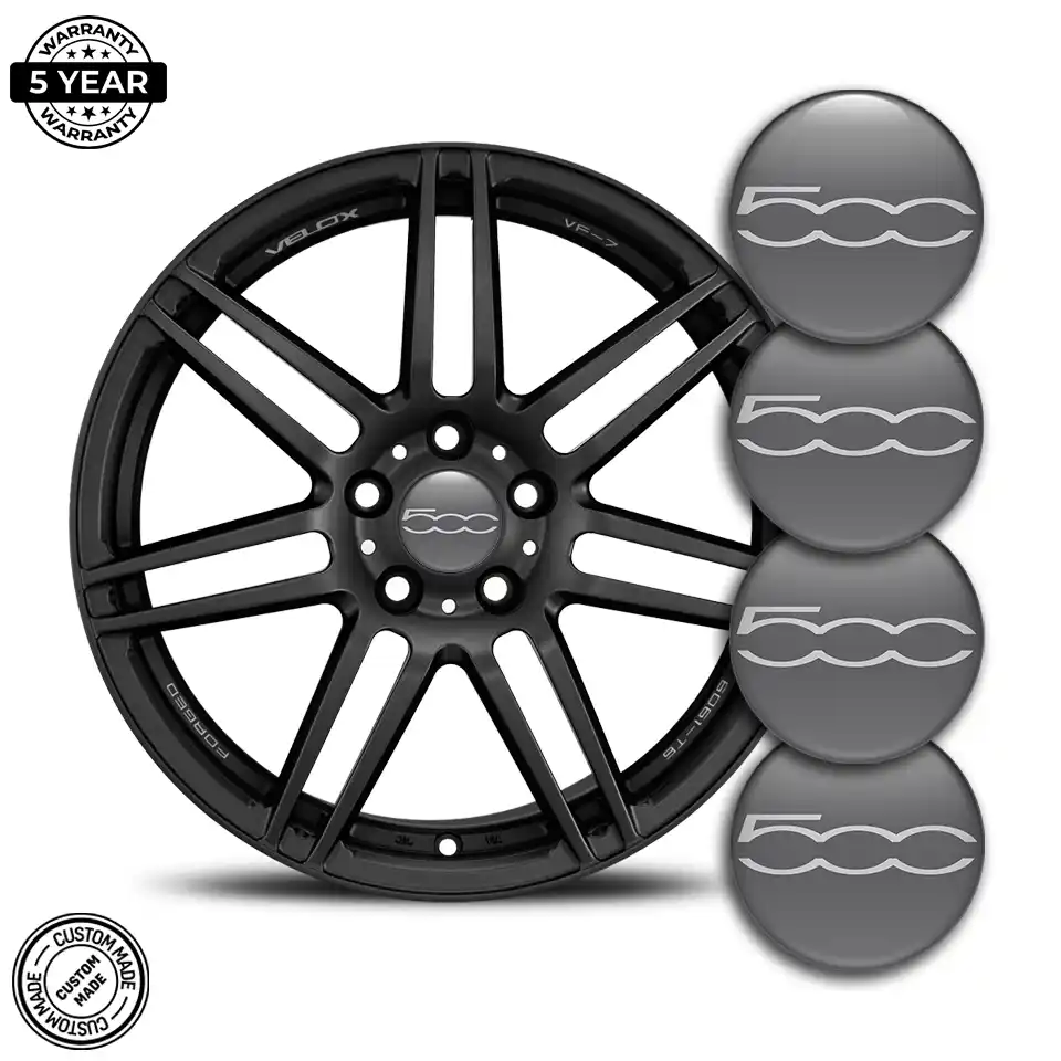 Fiat Logo Silicone Badge Stylish Design