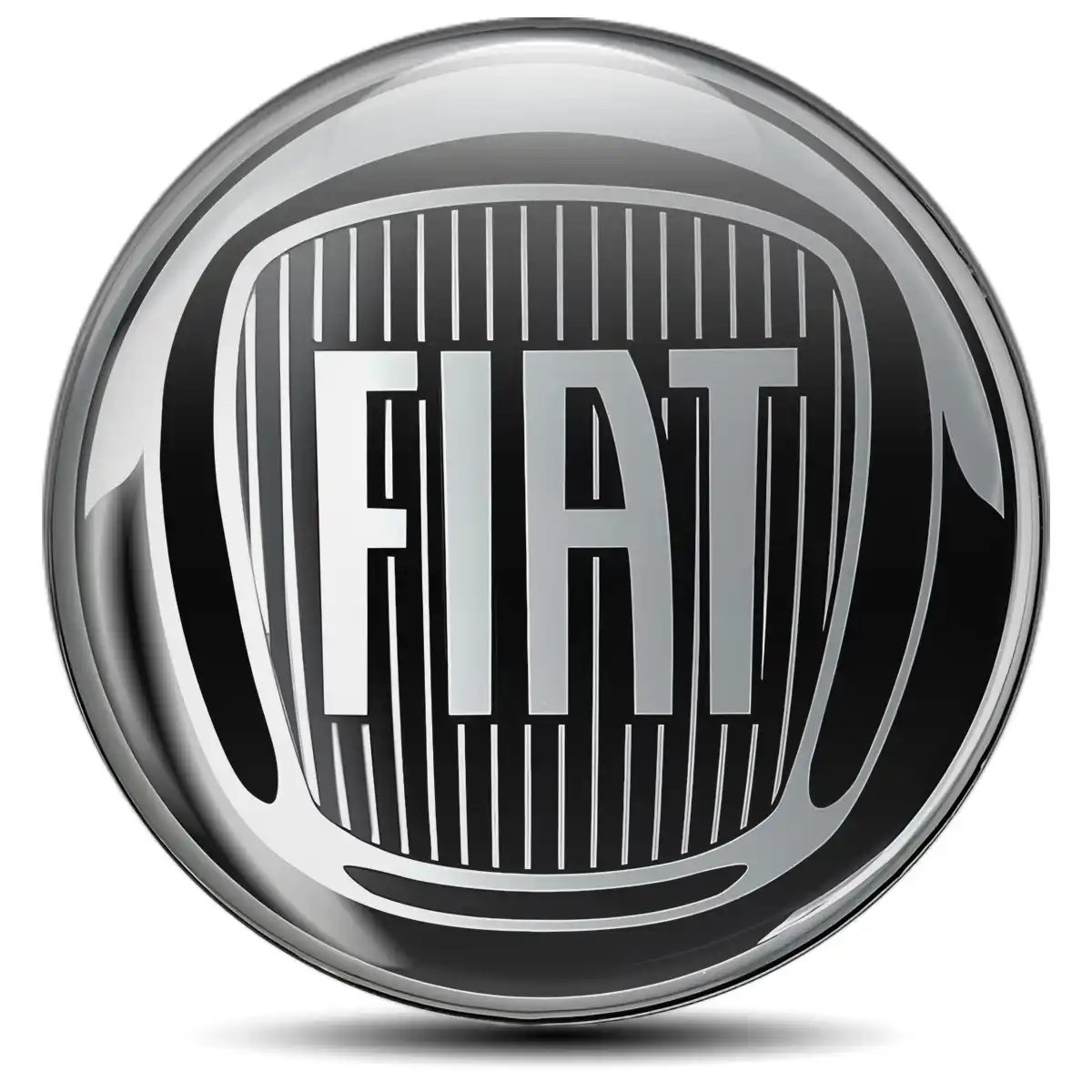 Fiat Logo Silicone Emblem High Quality