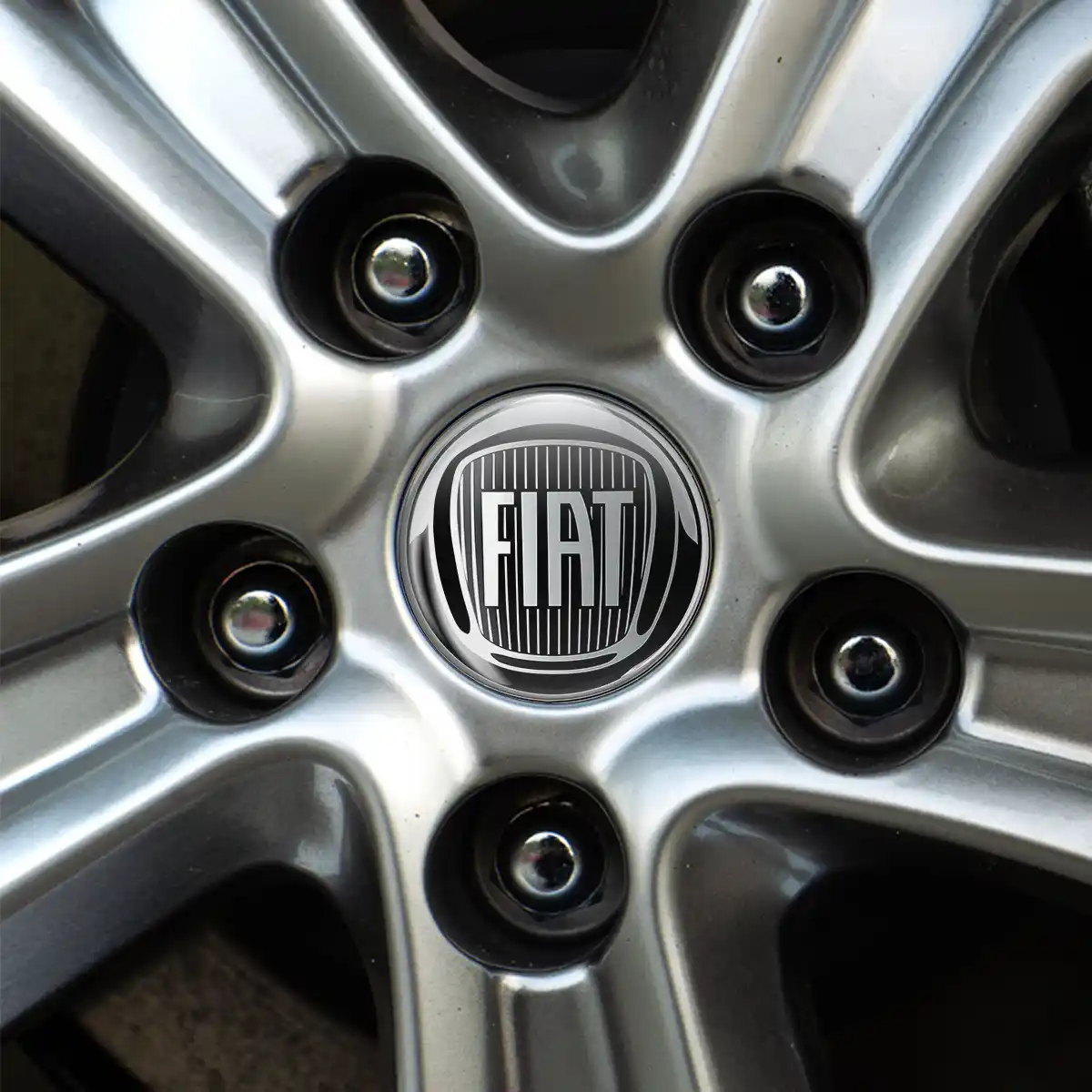 Fiat Logo Silicone Emblem High Quality