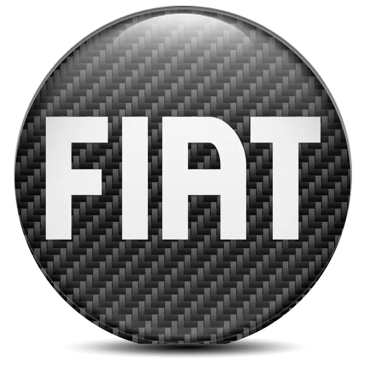 Fiat Logo Silicone Emblem Premium Quality