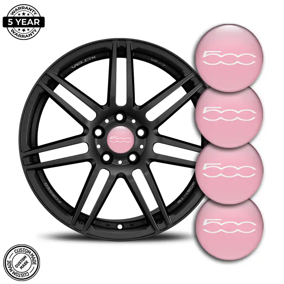 Fiat Logo Silicone Emblem Self-Adhesive Luxury Edition
