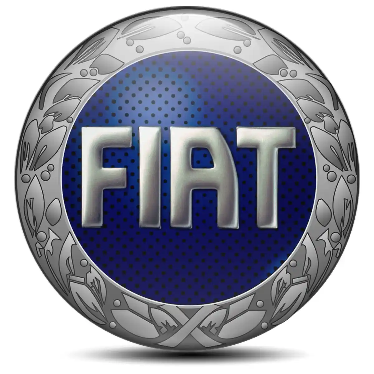Fiat Logo Silicone Sticker Premium Edition