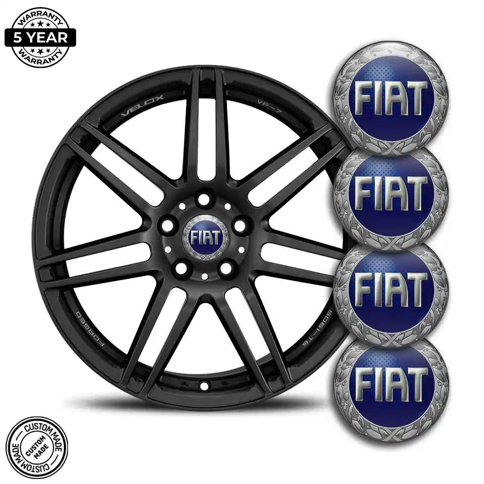 Fiat Logo Silicone Sticker Premium Edition