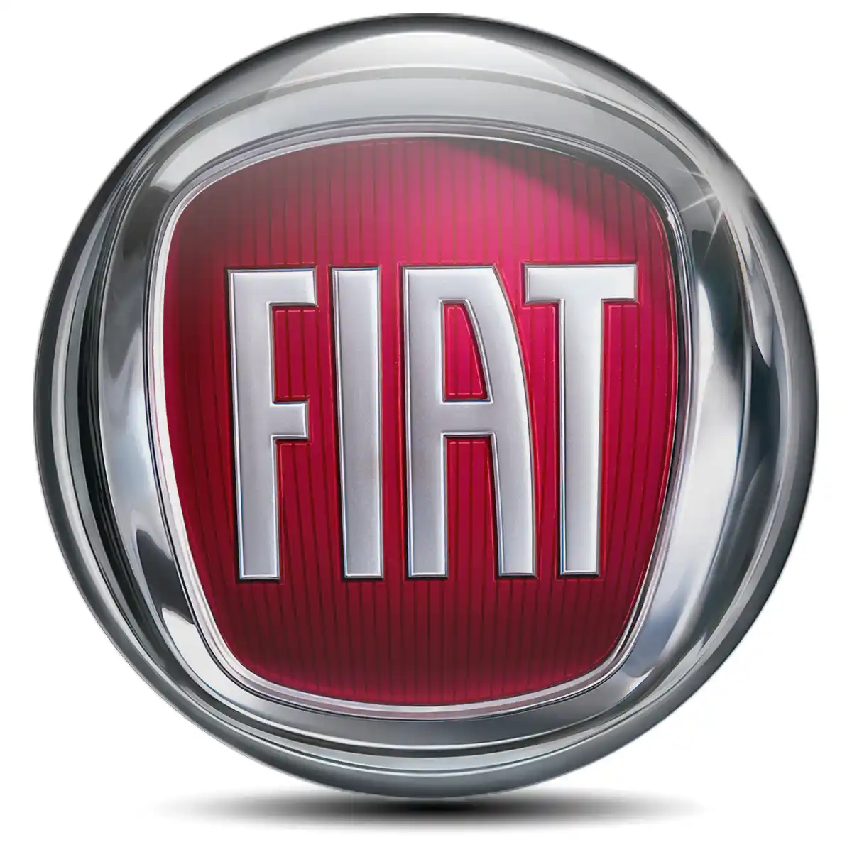 Fiat Logo Silicone Sticker Premium Quality