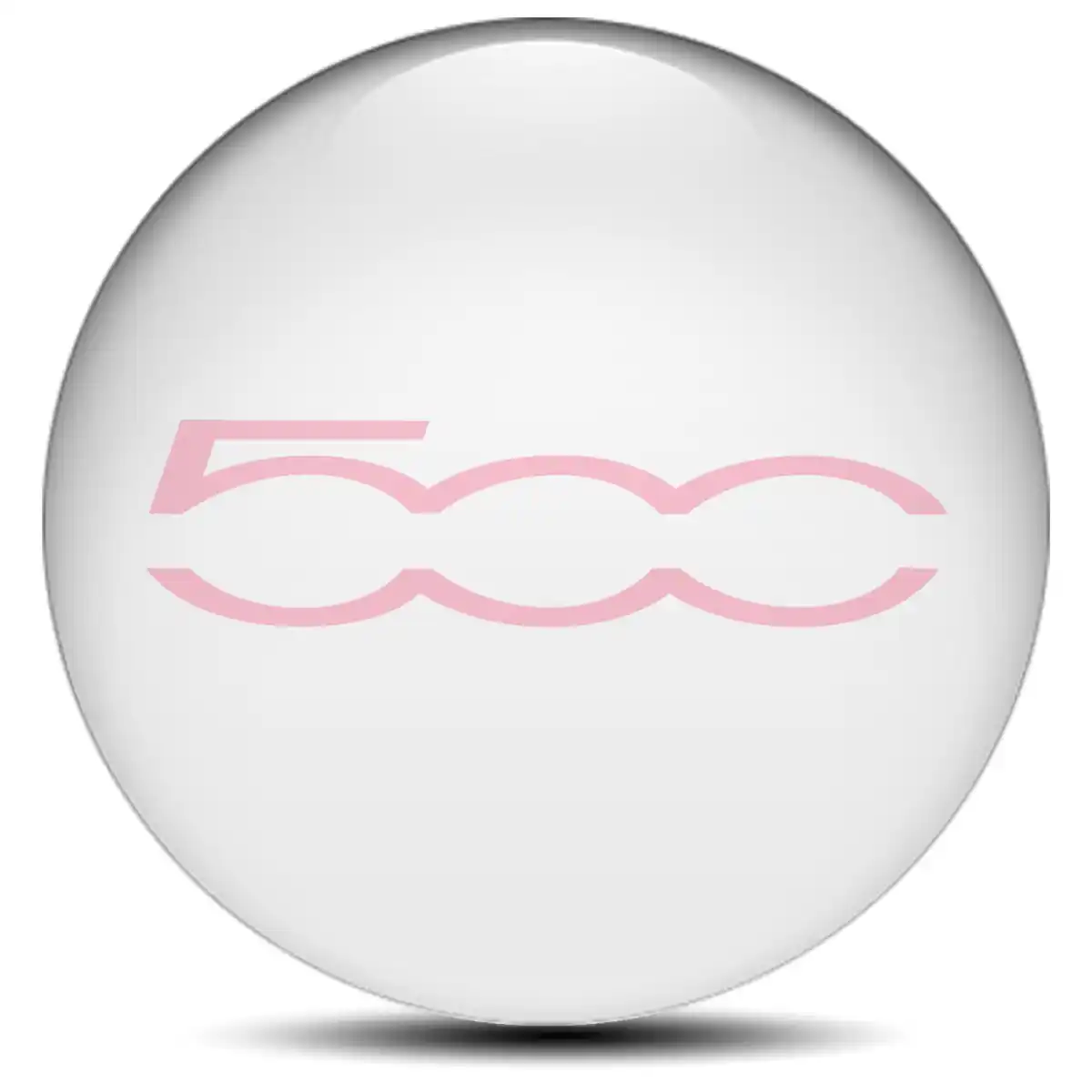 Fiat Logo Silicone Sticker Self-Adhesive Stylish Design