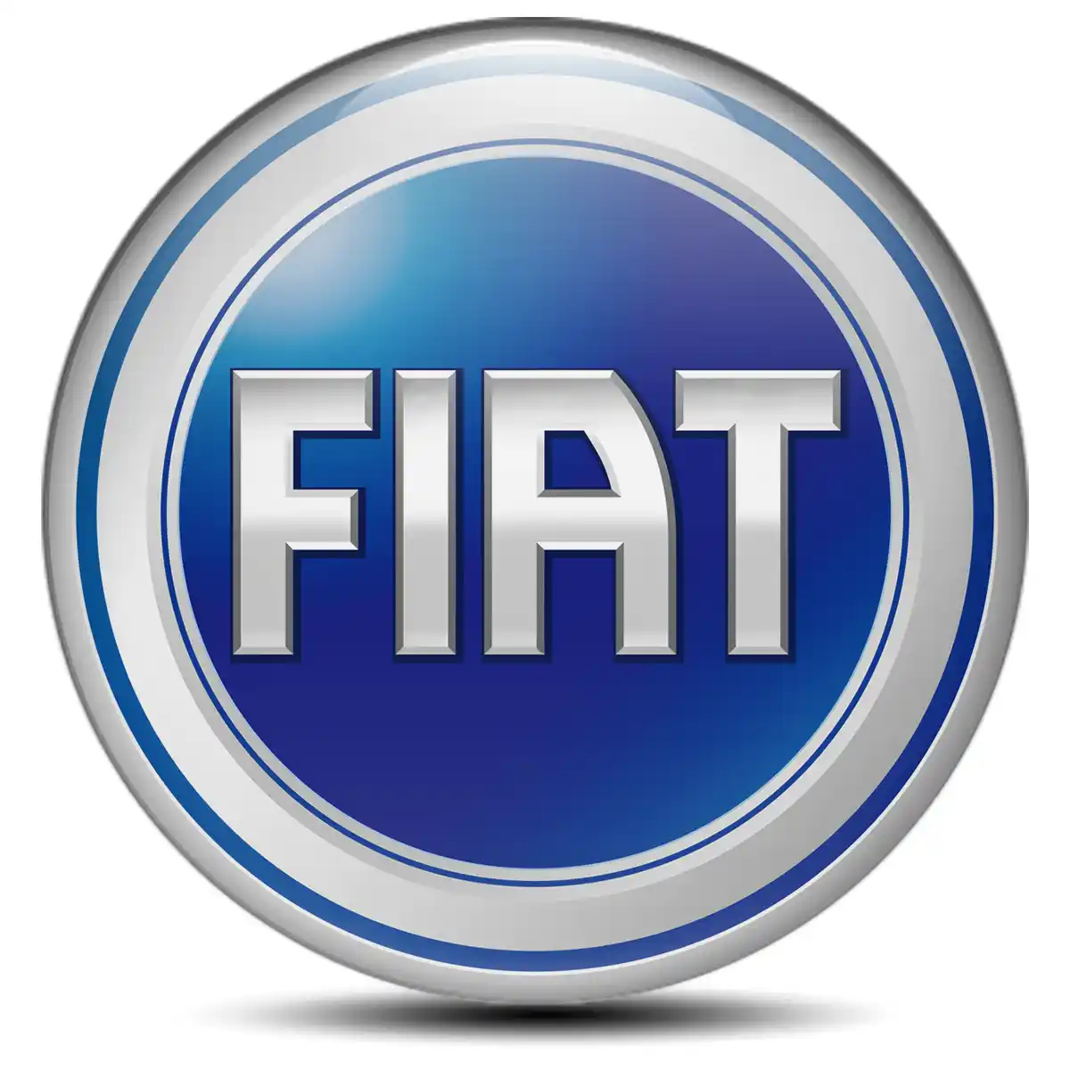 Fiat Logo Silicone Sticker Stylish Design