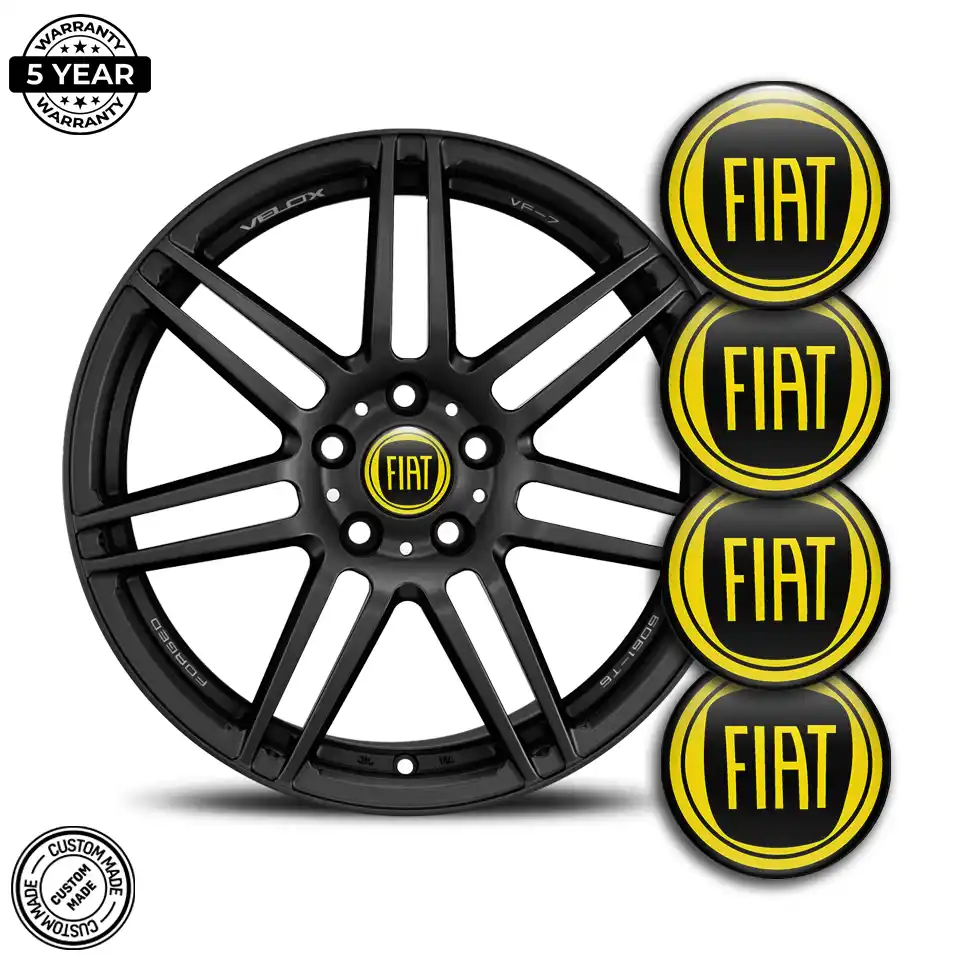 Fiat Logo Sticker Stylish Design