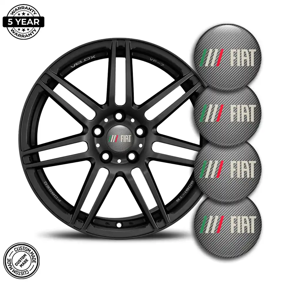 Fiat Silicone Emblem Self-Adhesive Luxury Edition