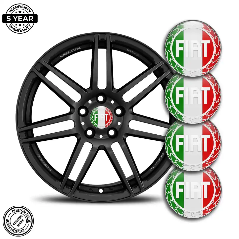Fiat Silicone Sticker Premium Edition