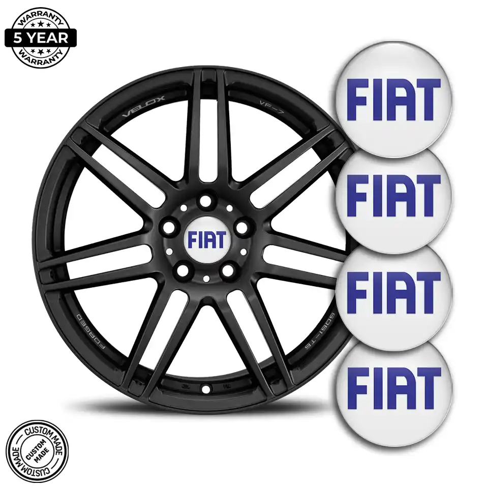 Fiat Silicone Sticker Self-Adhesive Limited Edition