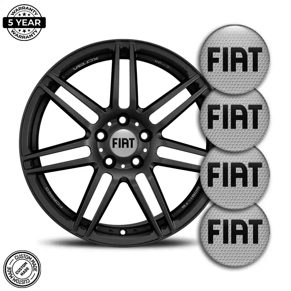 Fiat Silicone Sticker Self-Adhesive Luxury Edition
