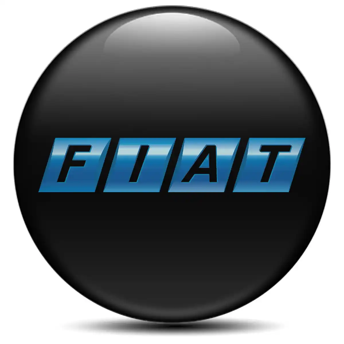 Fiat Silicone Sticker Self-Adhesive Premium Quality