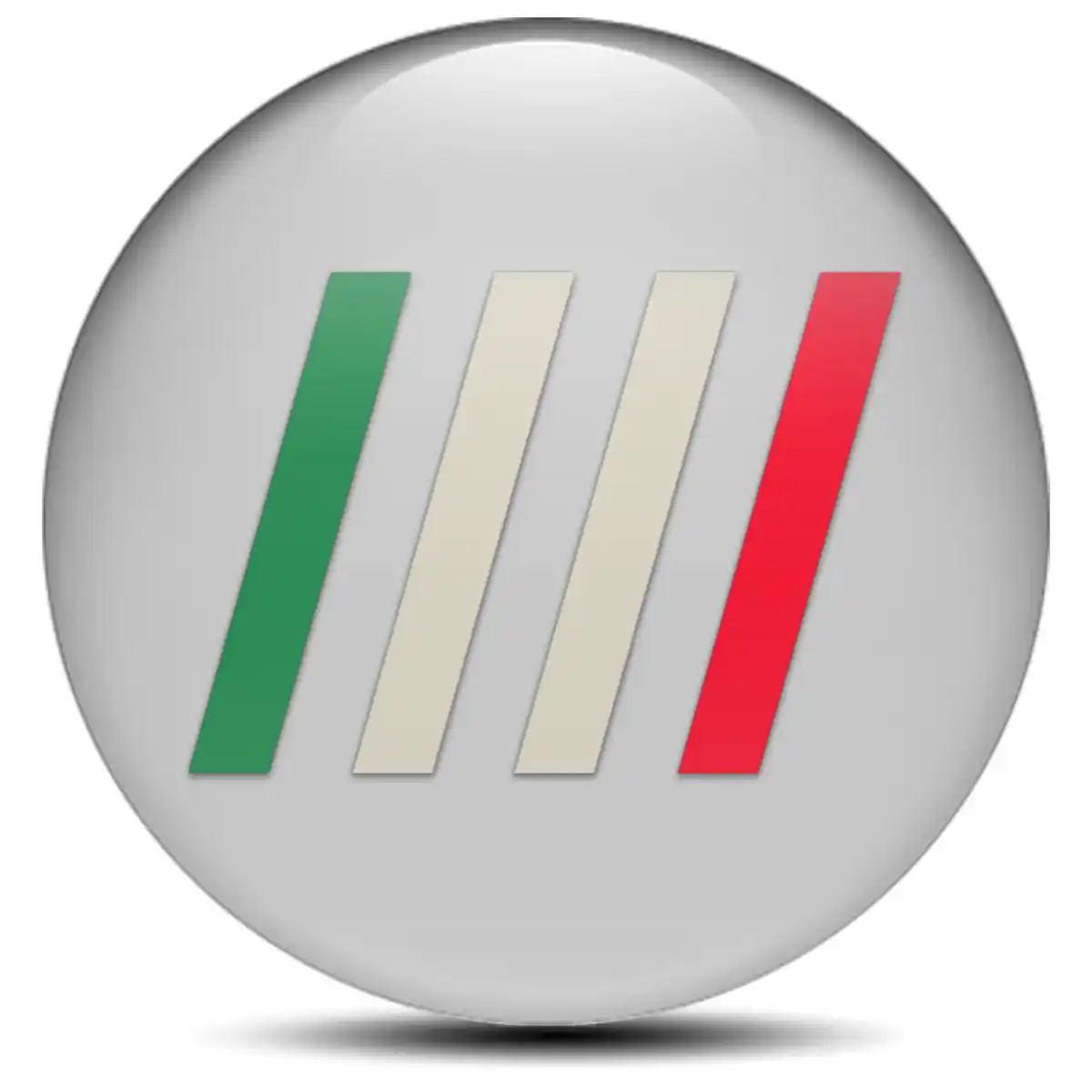 Fiat Silicone Sticker Self-Adhesive Stylish Design