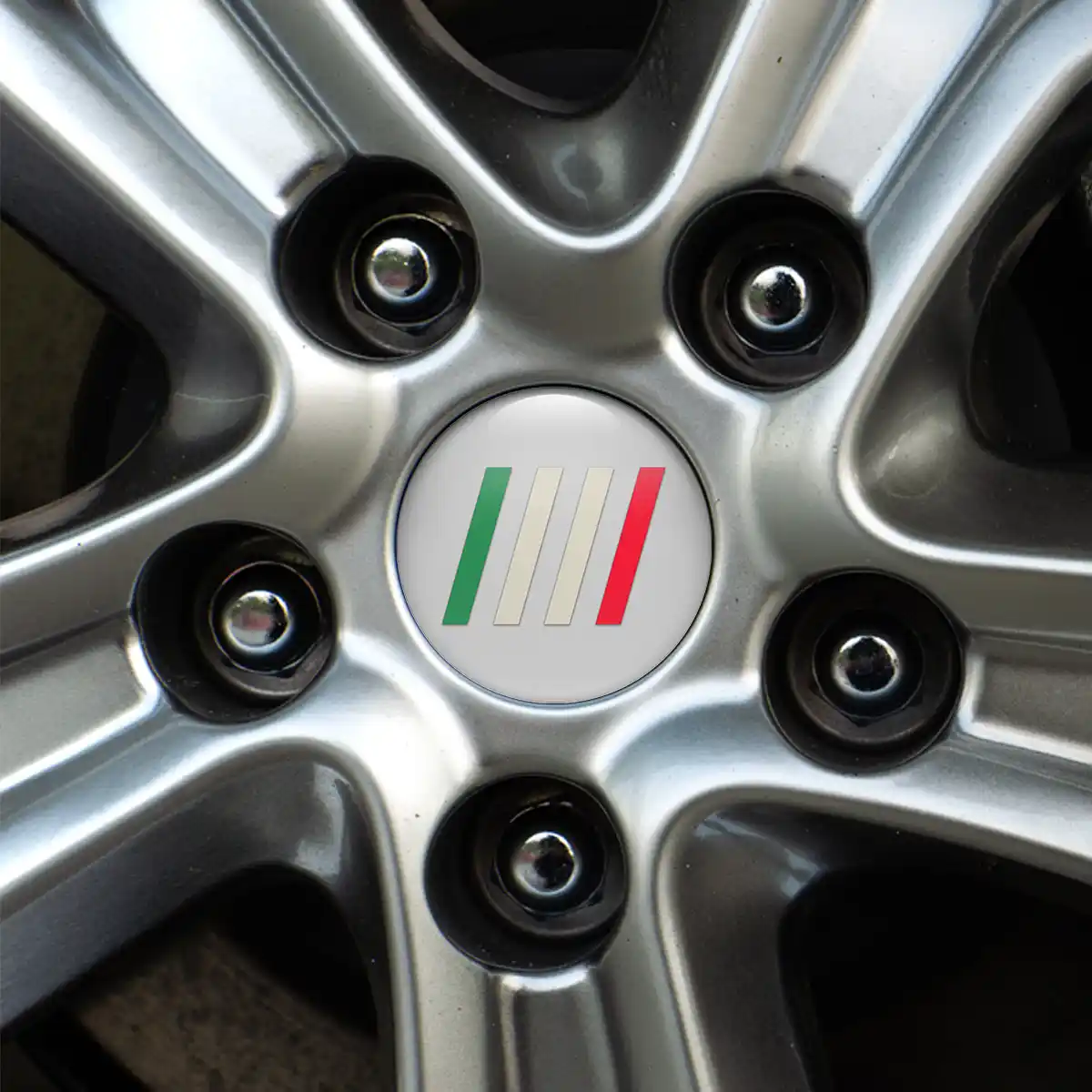 Fiat Silicone Sticker Self-Adhesive Stylish Design