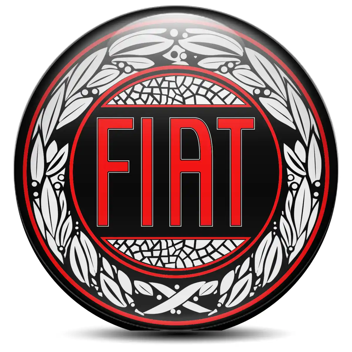 Fiat Sticker Epoxy 3D Gel High Quality