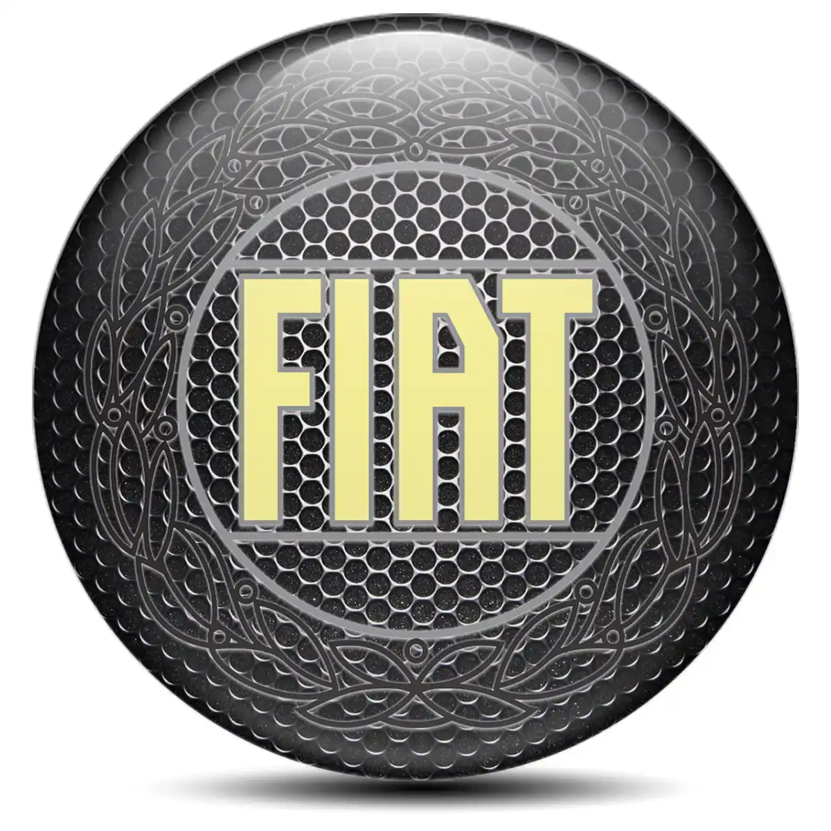 Fiat Sticker Epoxy 3D Gel Premium Edition