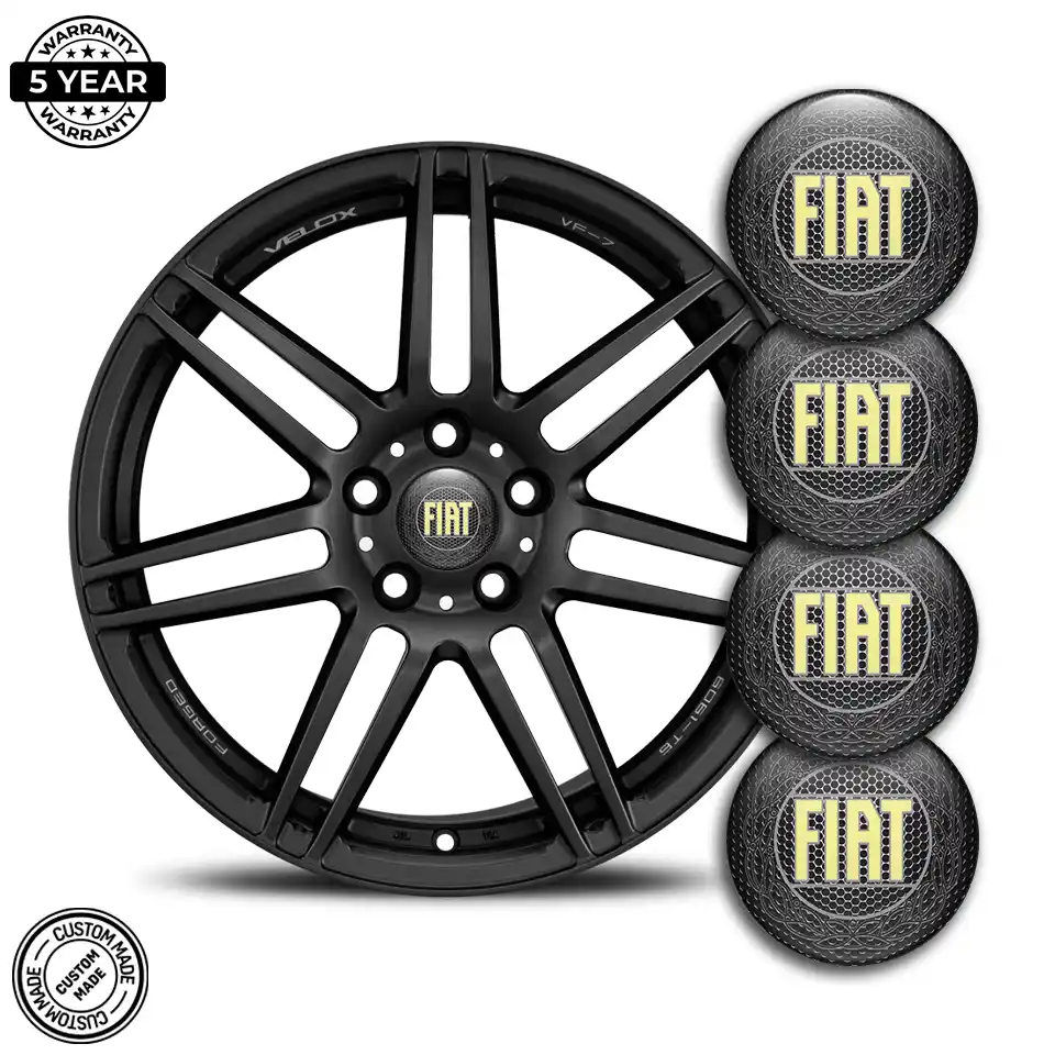 Fiat Sticker Epoxy 3D Gel Premium Edition