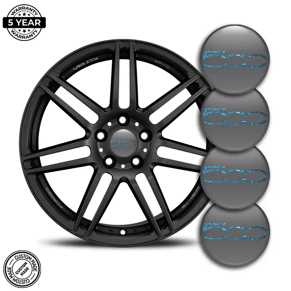Fiat Wheel Emblem Self-Adhesive High Quality