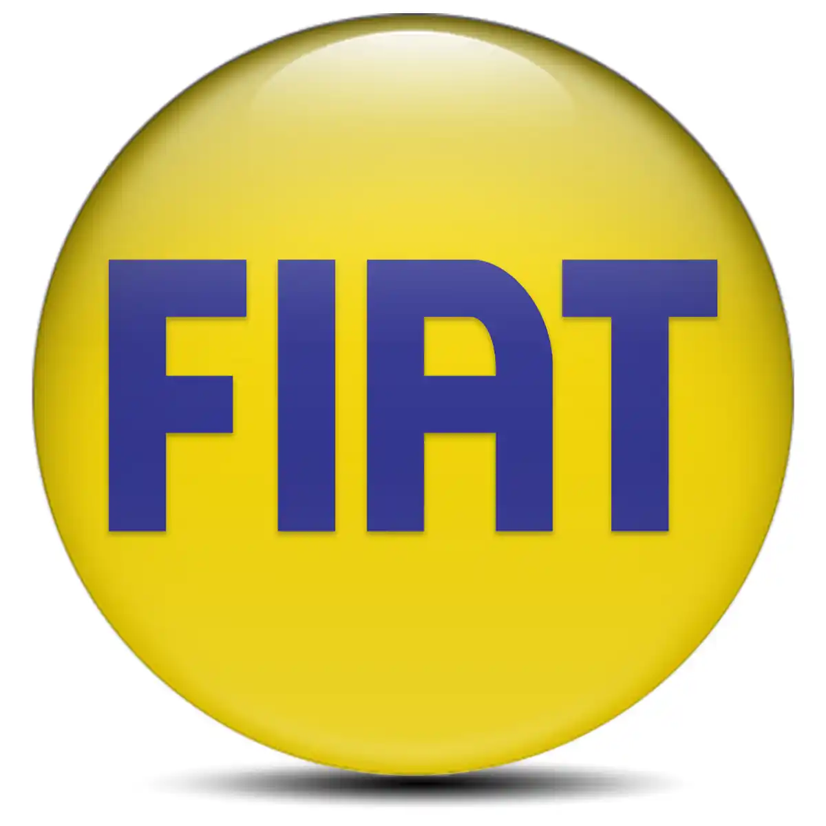 Fiat Wheel Emblem Self-Adhesive Interior Design