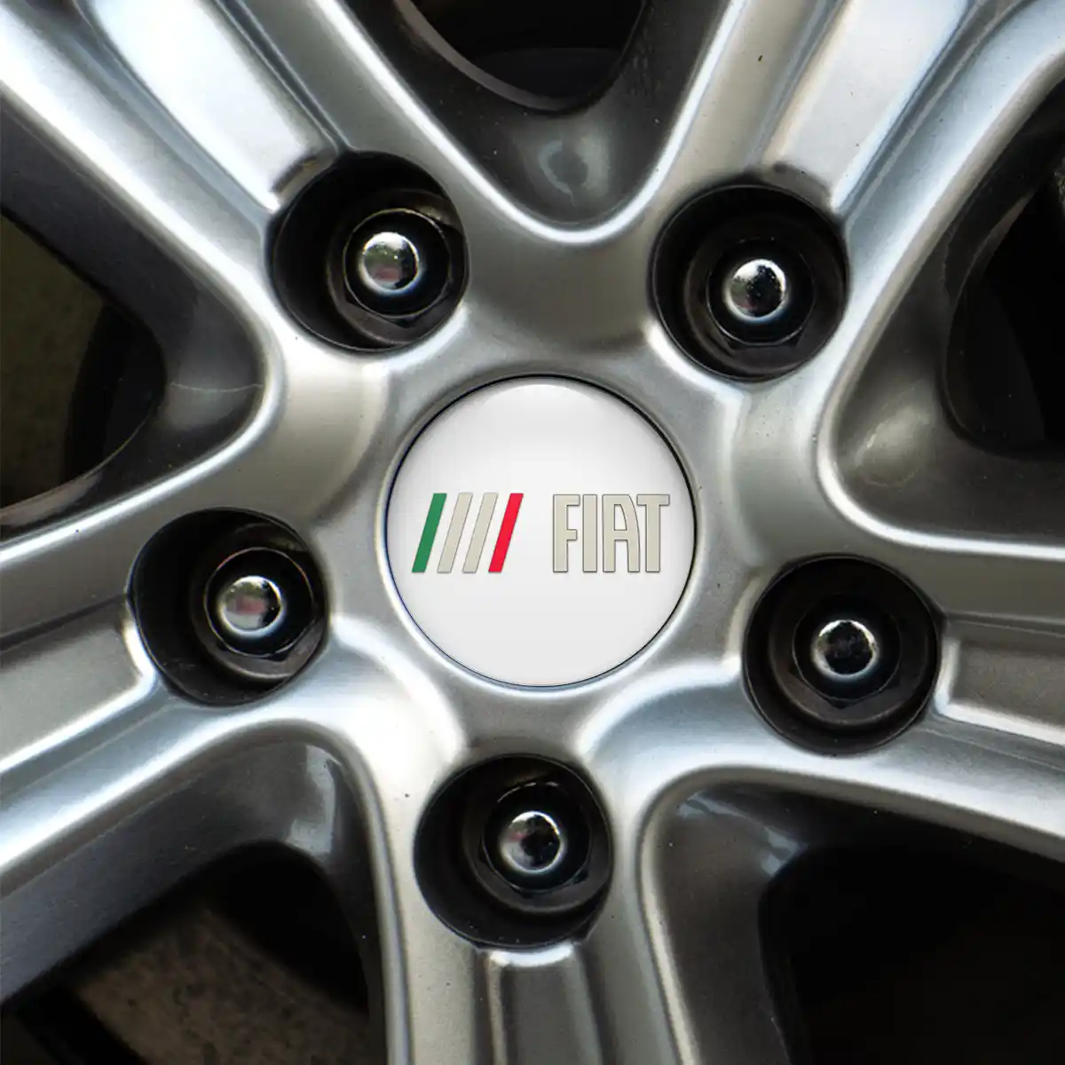 Fiat Wheel Emblem Self-Adhesive Limited Edition