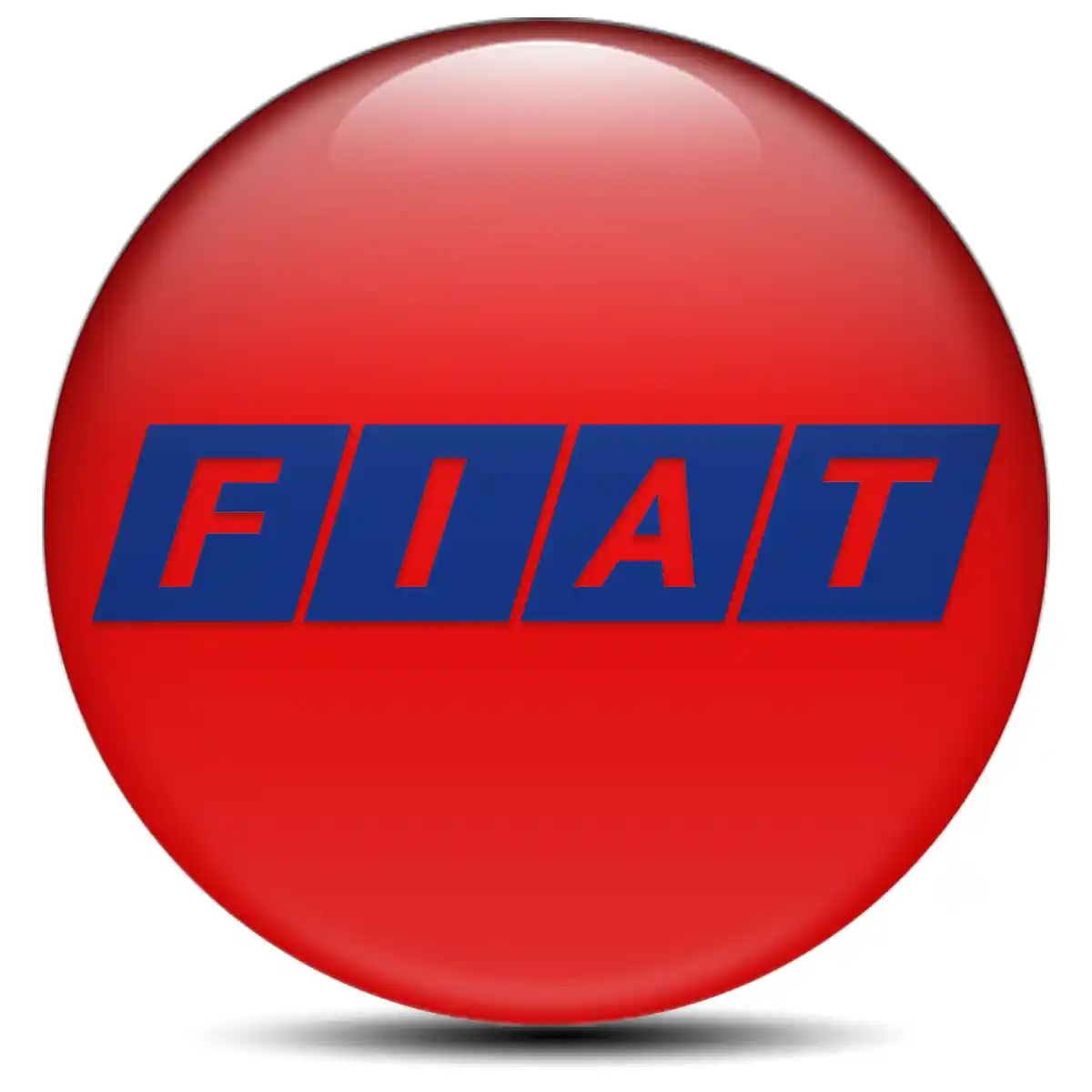 Fiat Wheel Emblem Self-Adhesive Premium Resin