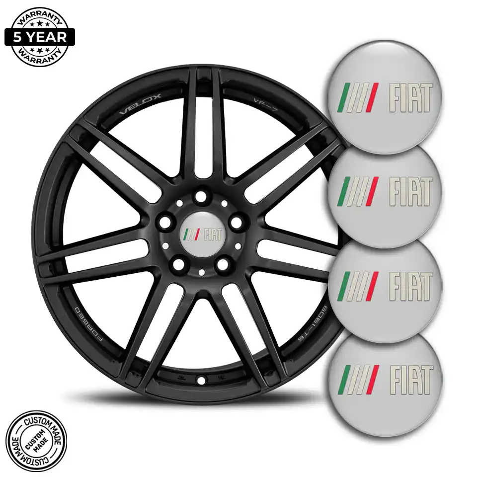 Fiat Wheel Emblems Luxury Edition