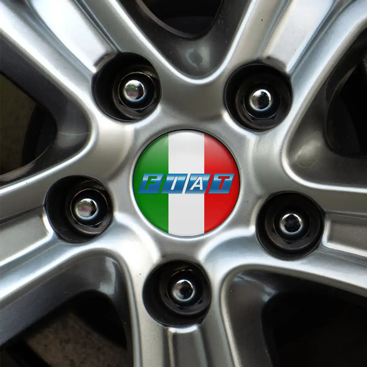 Fiat Wheel Emblems Stylish Design