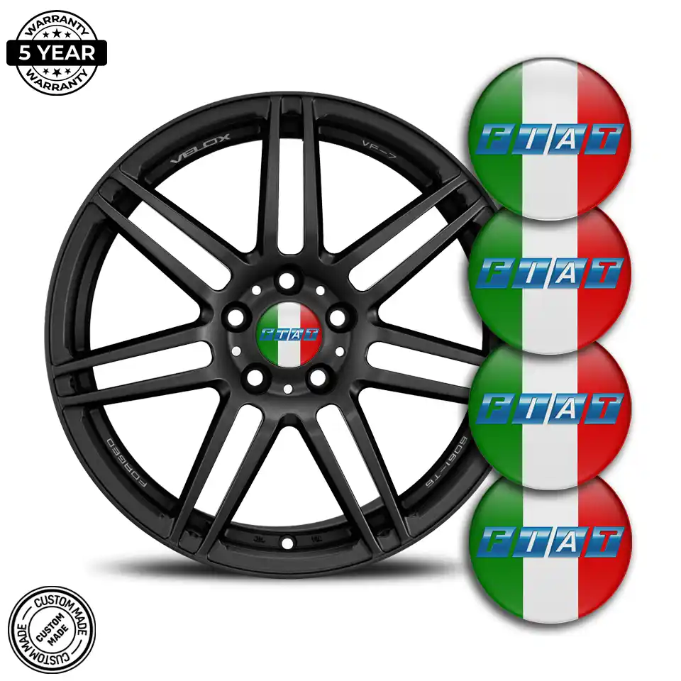 Fiat Wheel Emblems Stylish Design