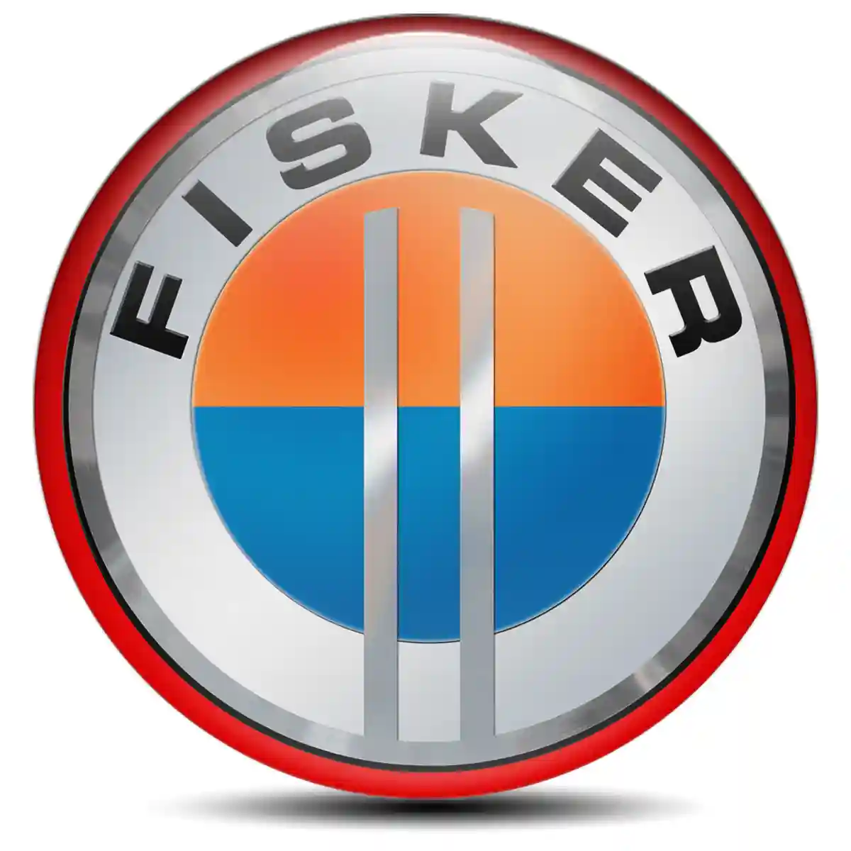 Fisker Emblem Center Hub Cap Self-Adhesive Sleek Style