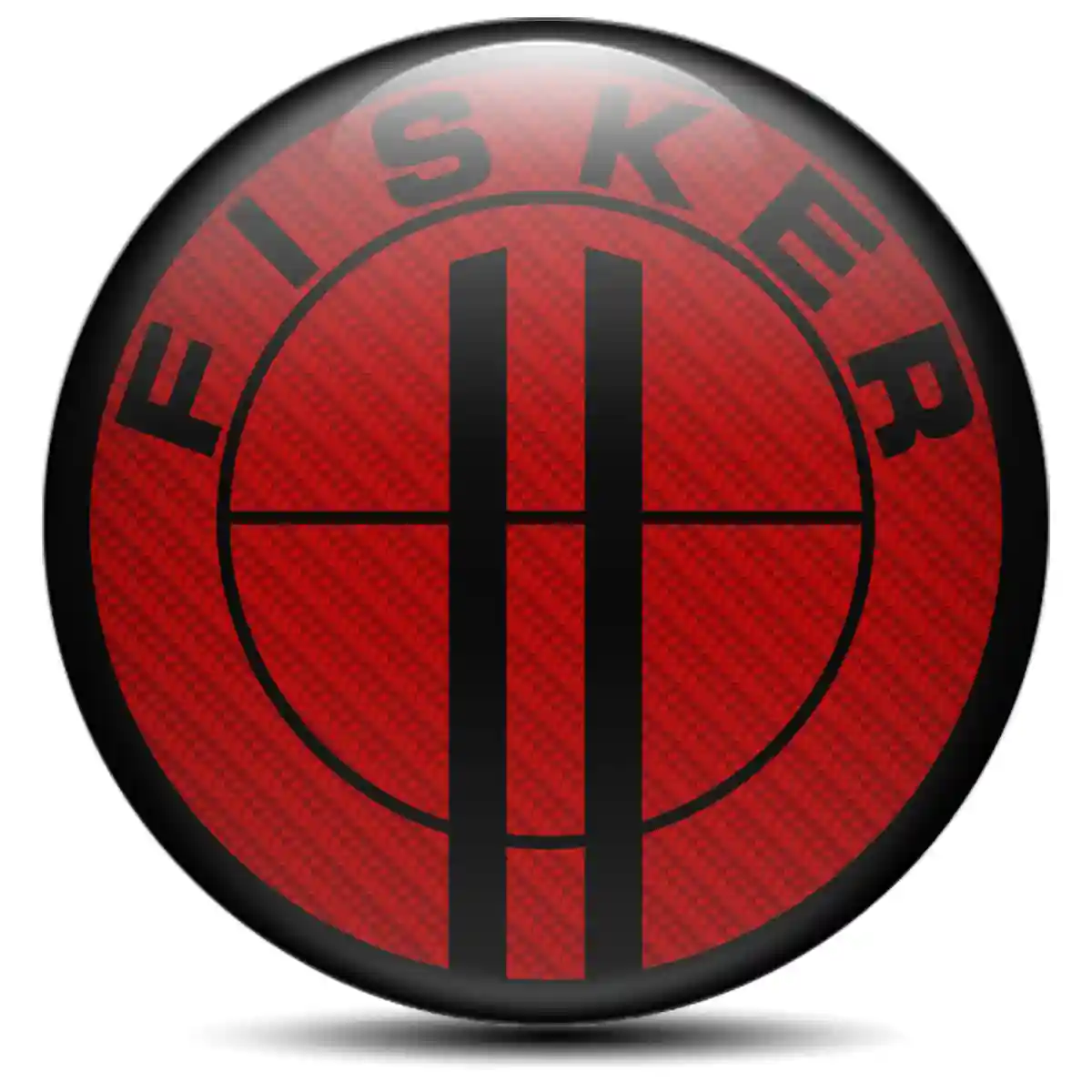 Fisker Emblem Center Hup Cap Sleek Style
