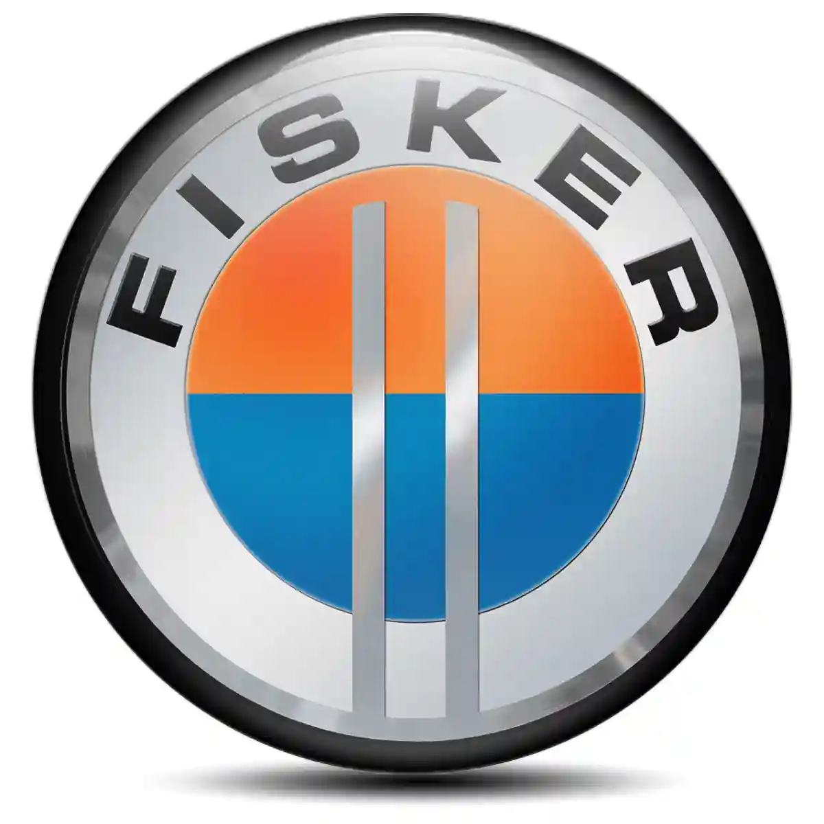 Fisker Emblem Wheel Center Caps Self-Adhesive Sleek Style