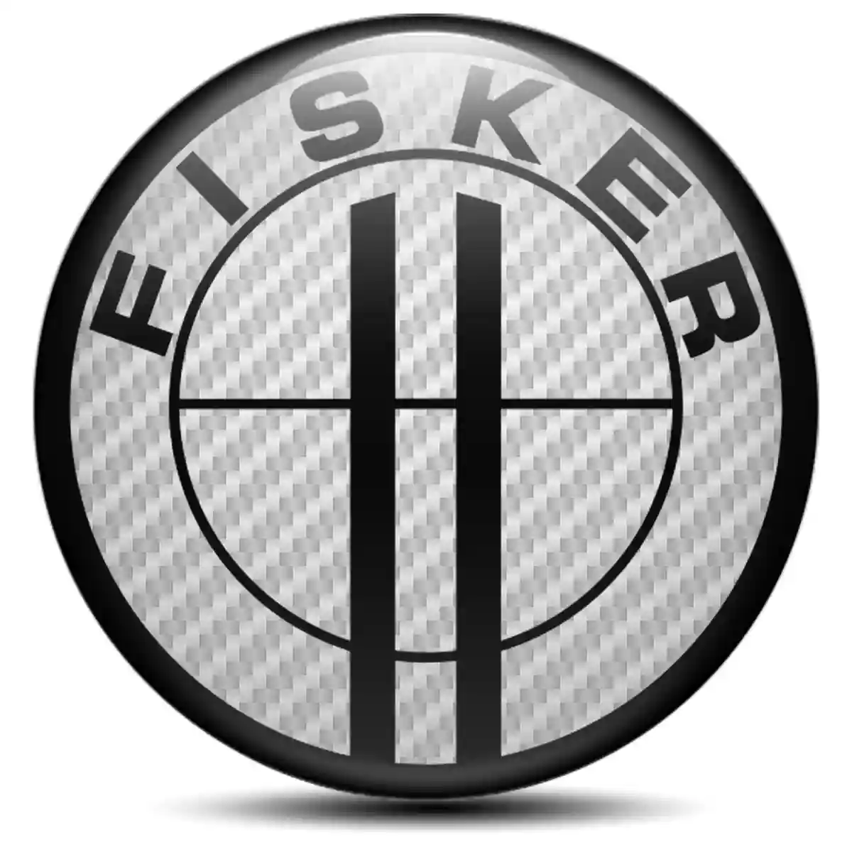Fisker Epoxy Sticker Sleek Style