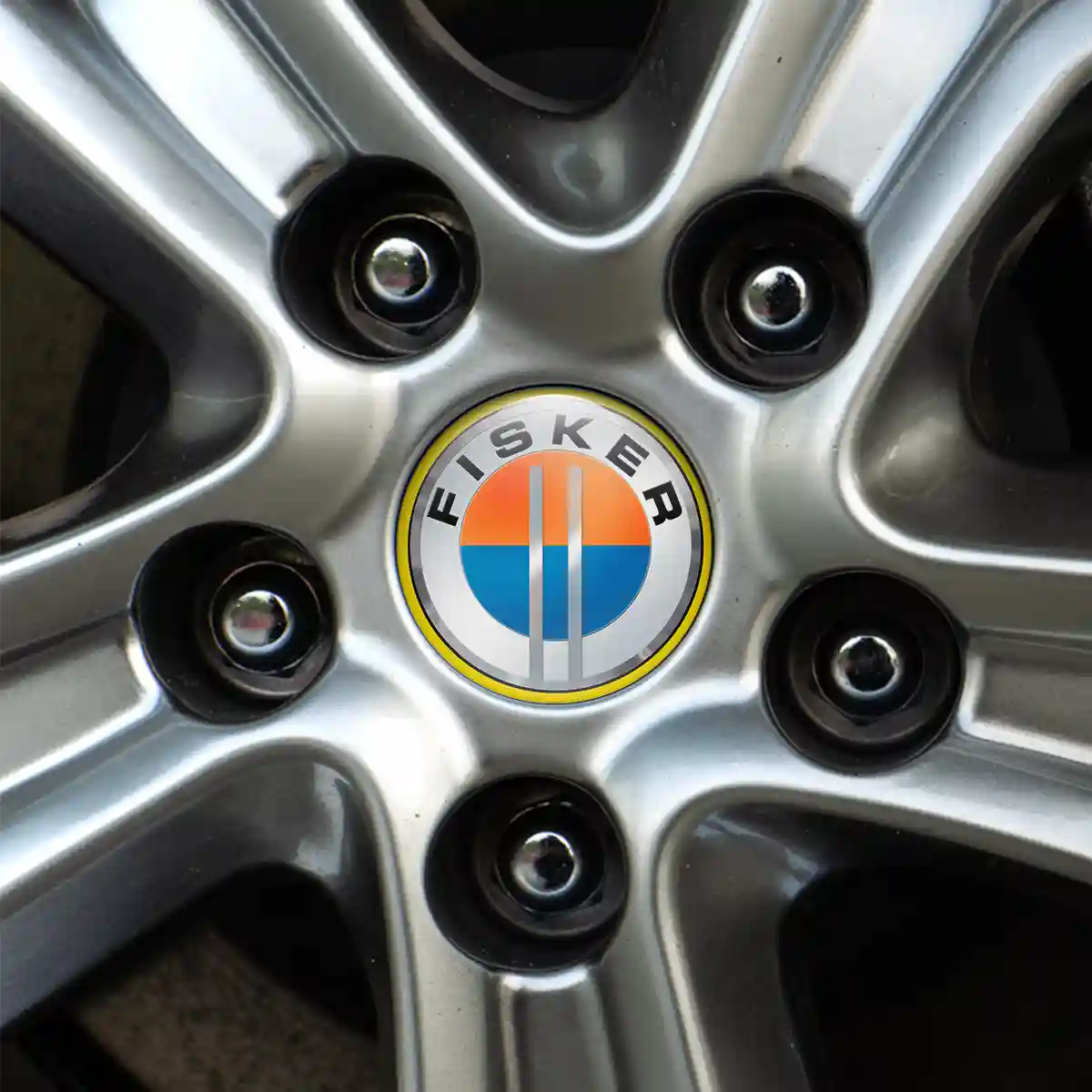 Fisker Logo Emblem Self-Adhesive Sleek Style