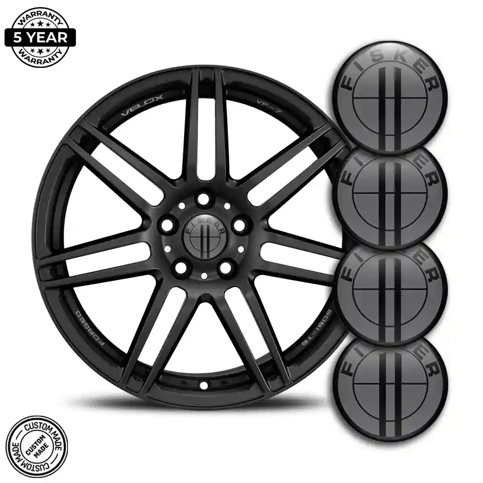 Fisker Logo Silicone Badge Sleek Style